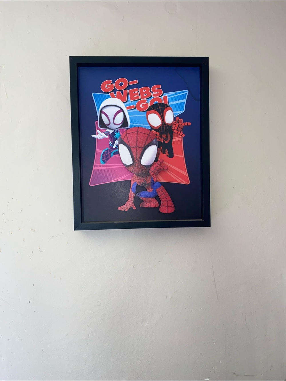 Spiderman Wall Art - Red, Blue, Black